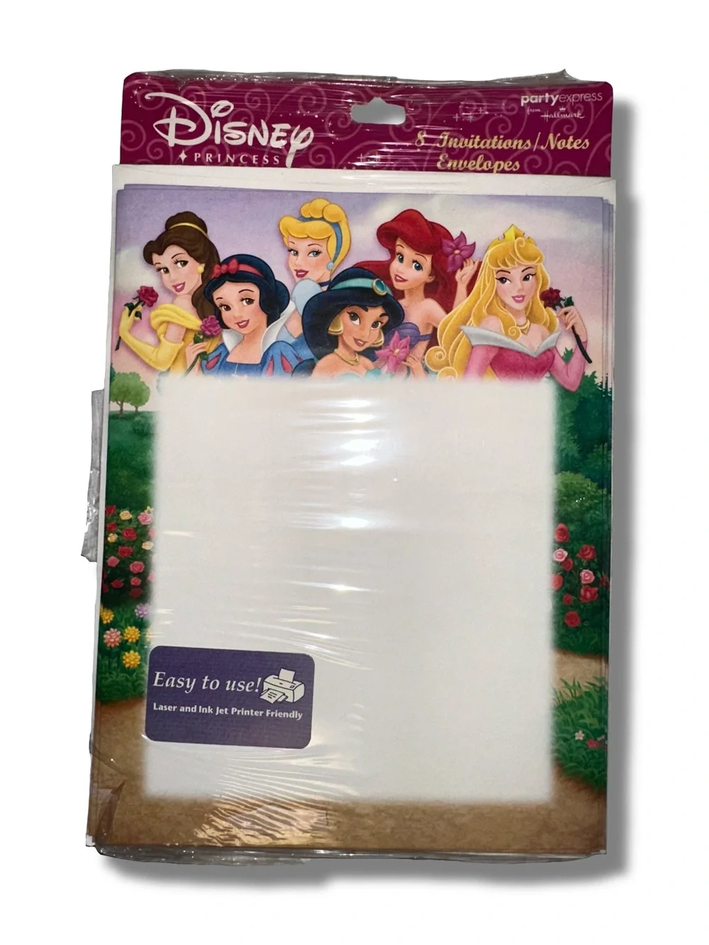 Y2K Disney Princess Invitation Notes